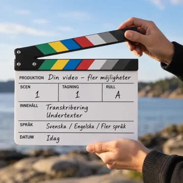 Videoredigering av befintligt material