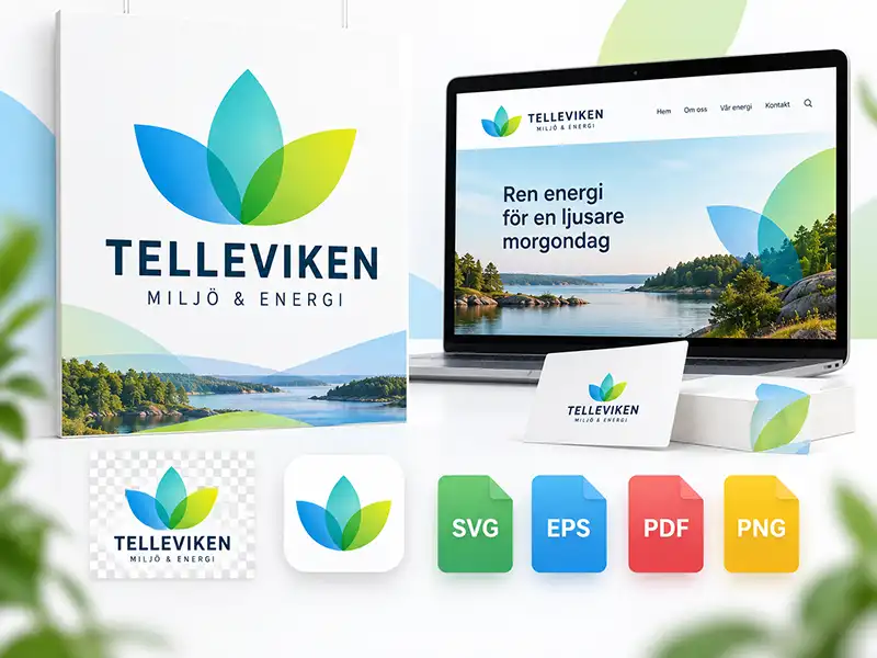 Skiss som utgångspunkt för logotyp